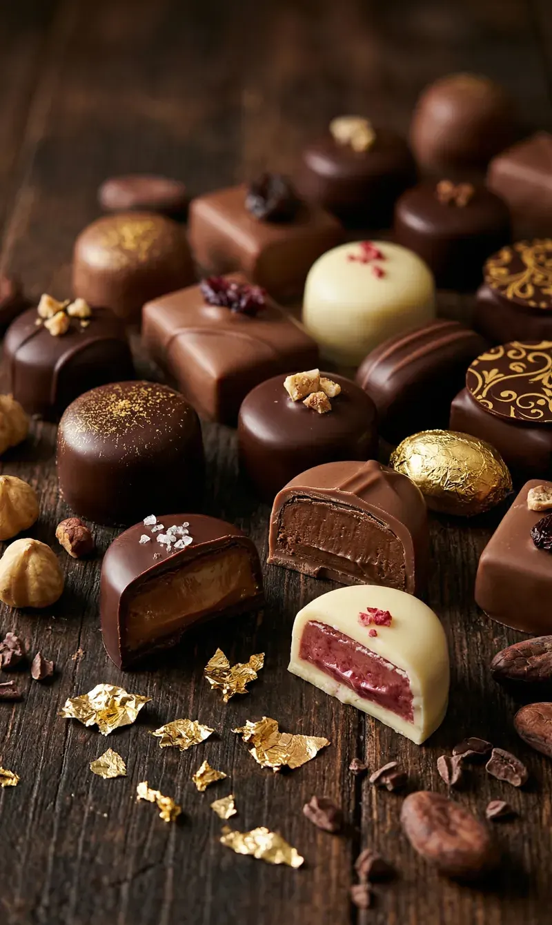 Čokolády a pralinky